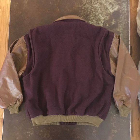 Vintage, Classic Bee Wild Wool & Leather Jacket - Picture 5 of 6